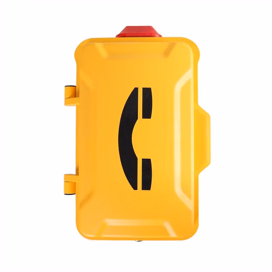 Hotline Security System VoIP Emergency Industrial Telephone with LED Lamp