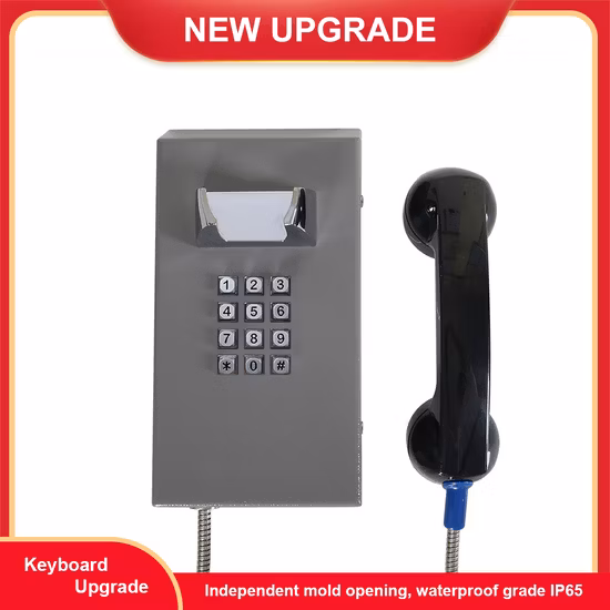 Vandal Proof Prison SIP Phone, Rugged VoIP Telephone for Jail, Inmate Telephone